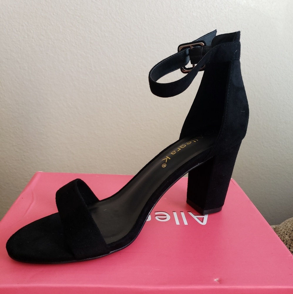 Suede heels